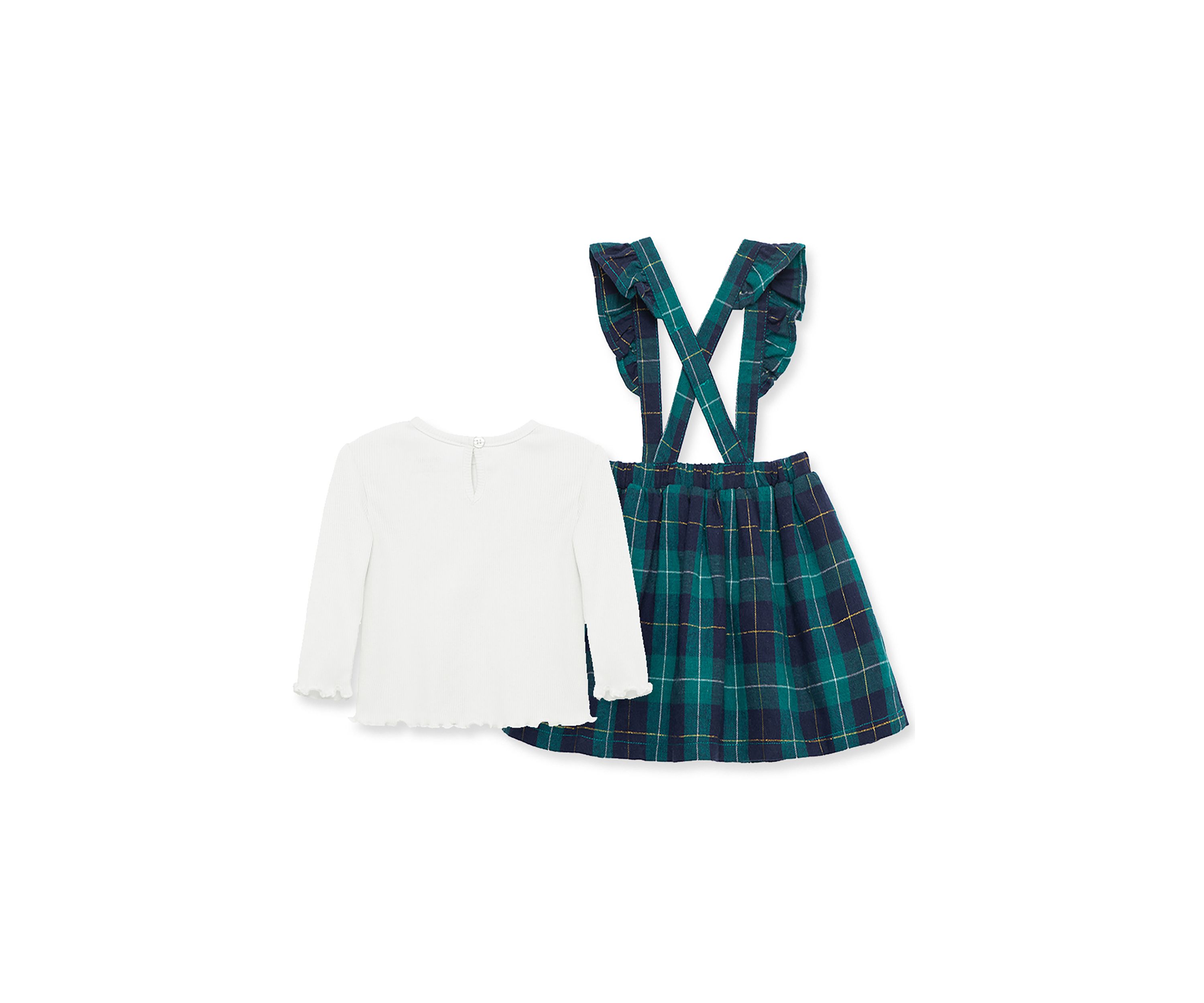 Baby Girls Tartan Jumper Set