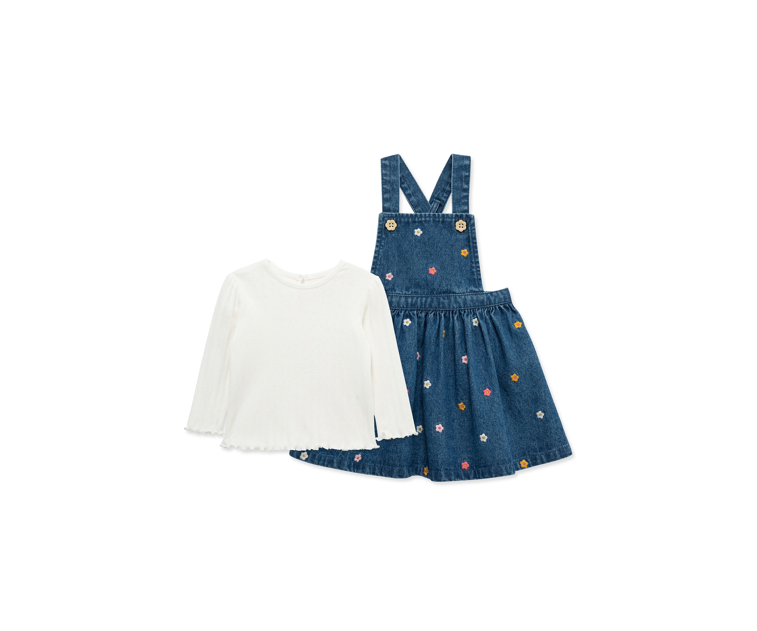 Baby Girls Floral Jumper Set