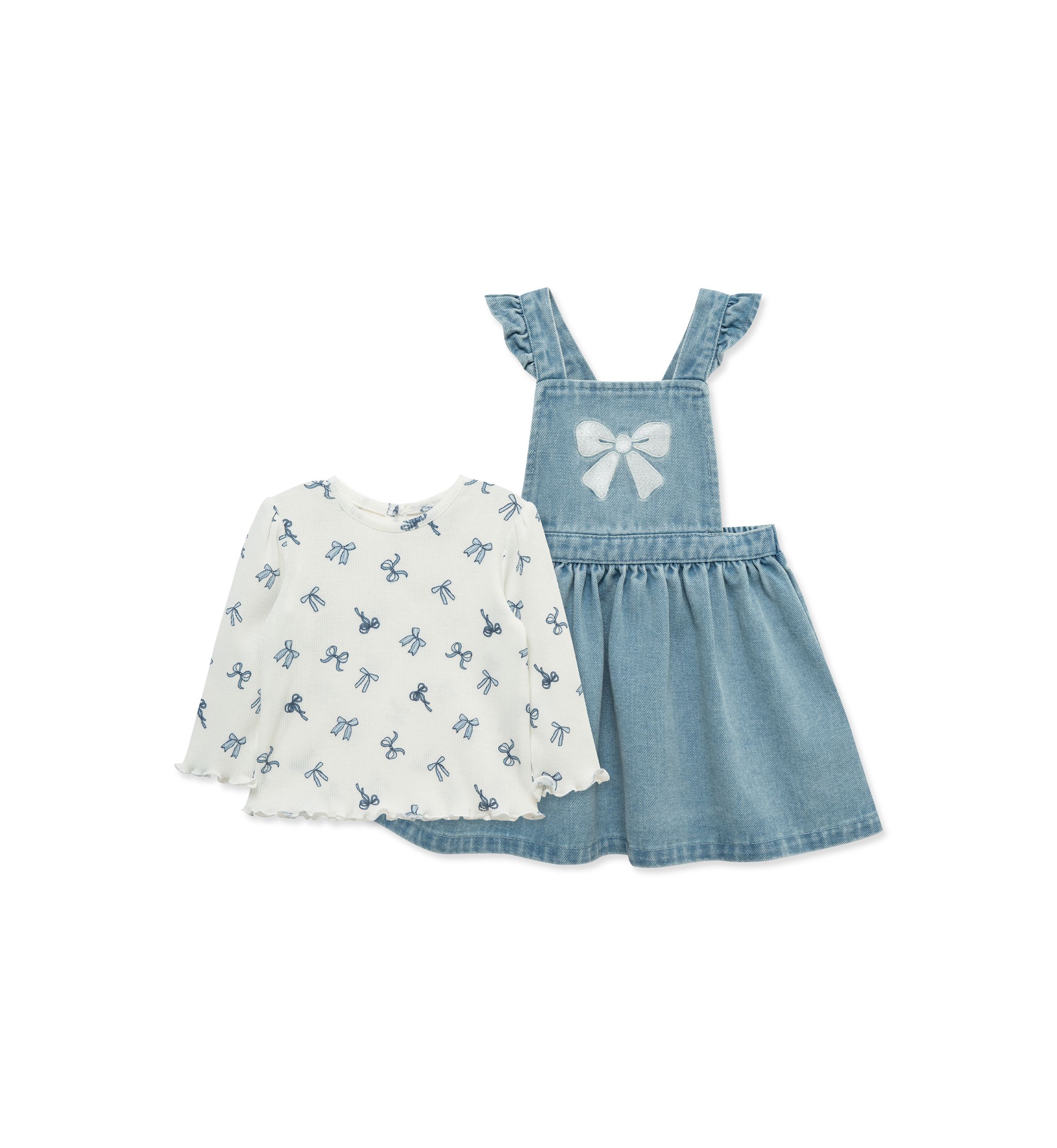 Baby Girls Bow Jumper Set