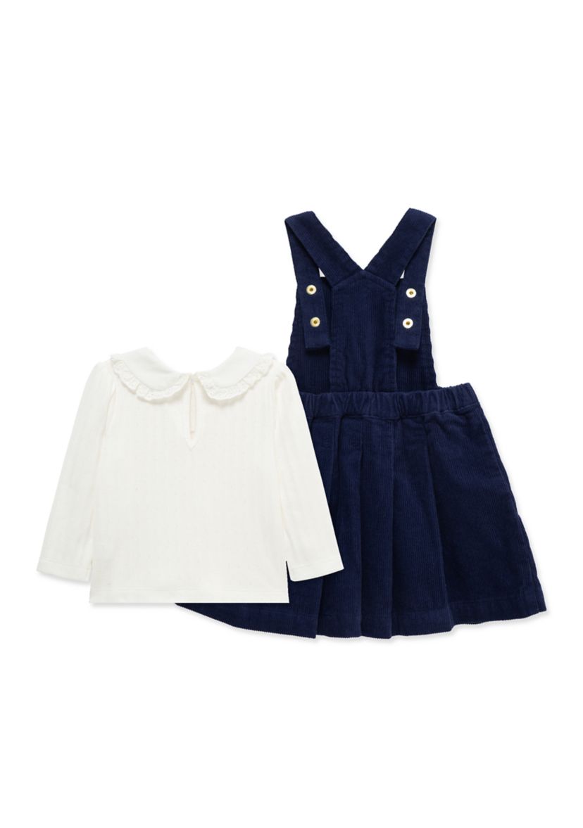 Baby Girls Pleated Jumper Set