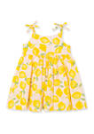 Baby Girls Lemon Stripe Sundress with Panty