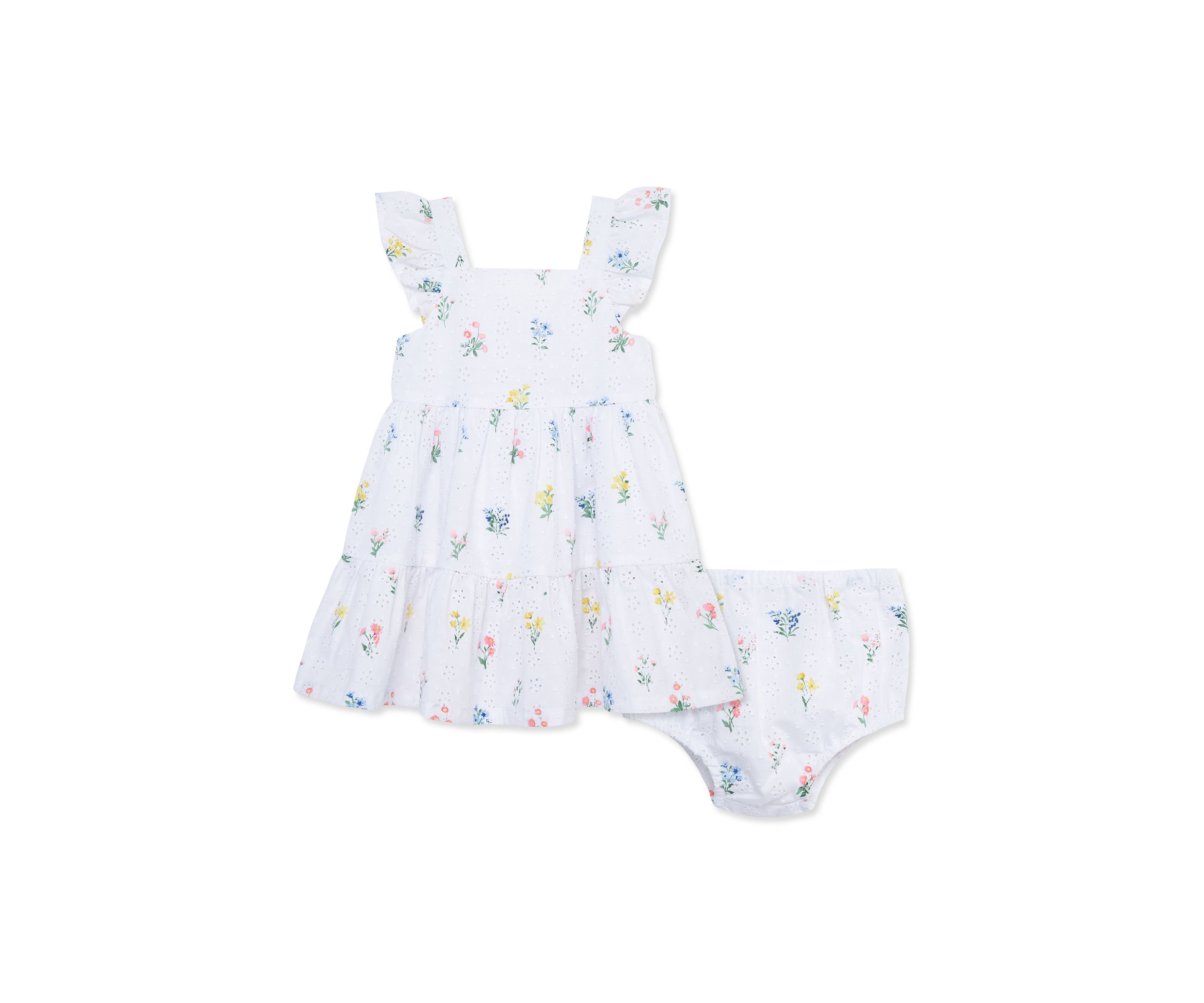 Baby Girls Garden Sundress with Bloomer