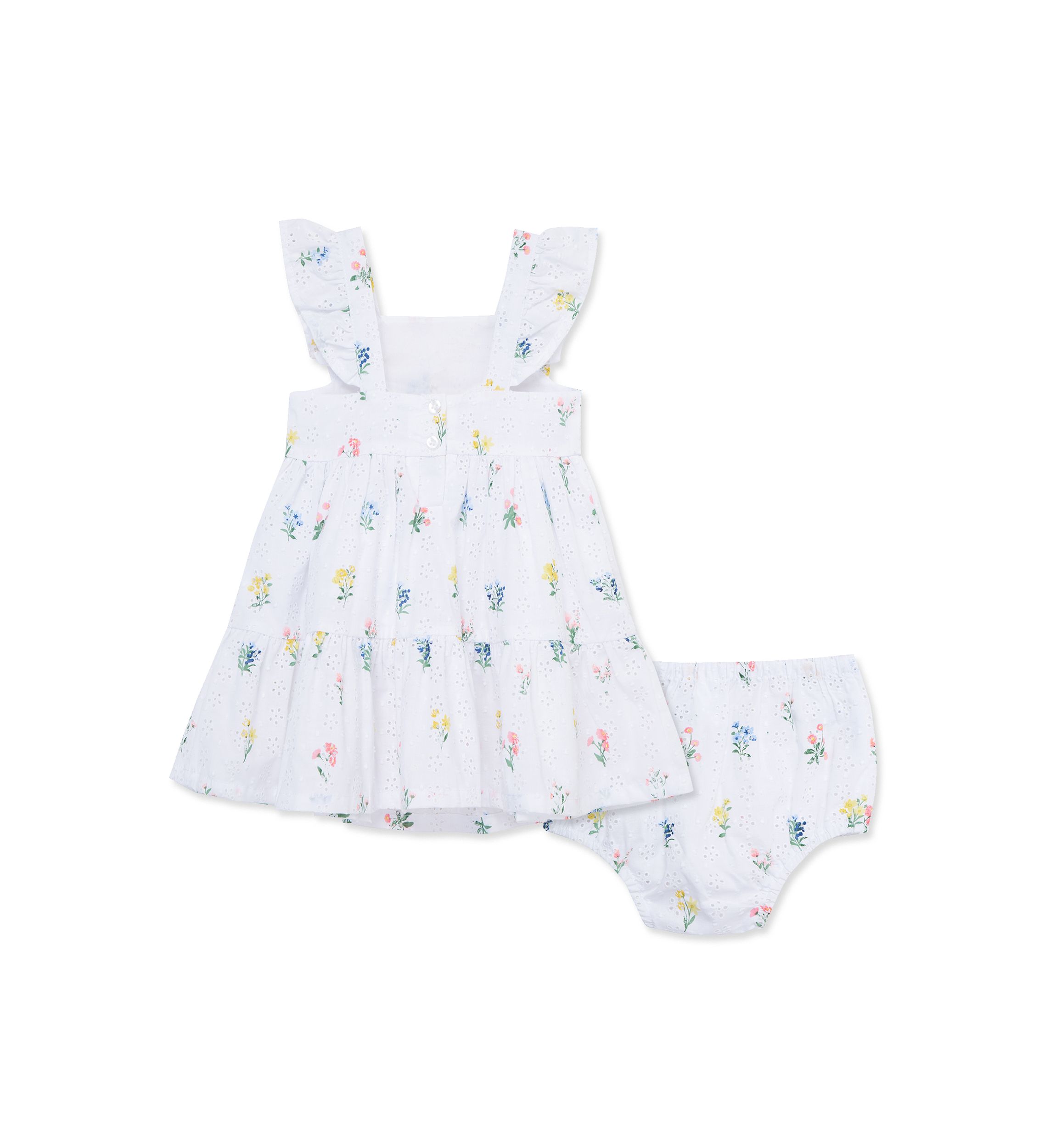 Baby Girls Garden Sundress with Bloomer