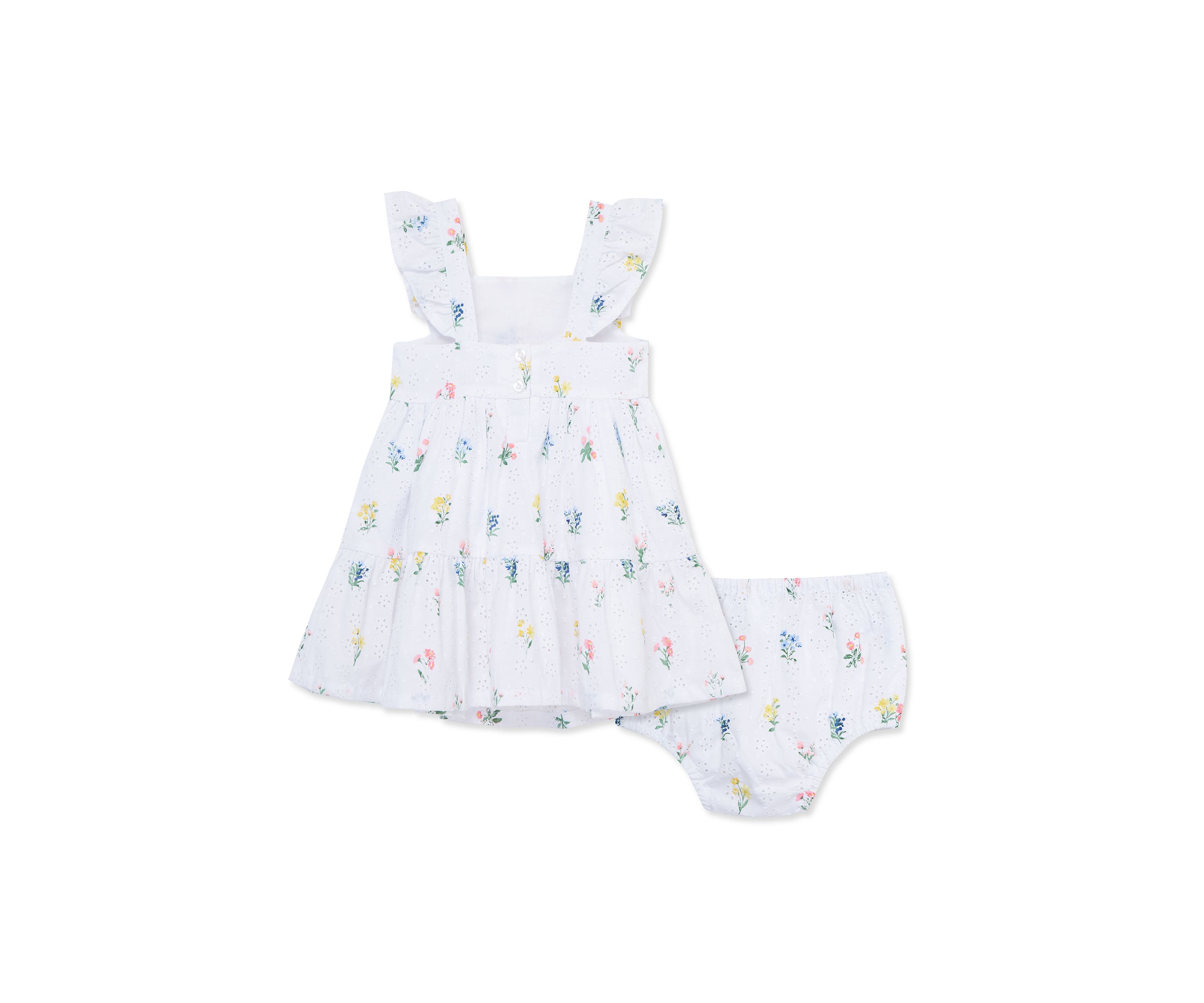 Baby Girls Garden Sundress with Bloomer