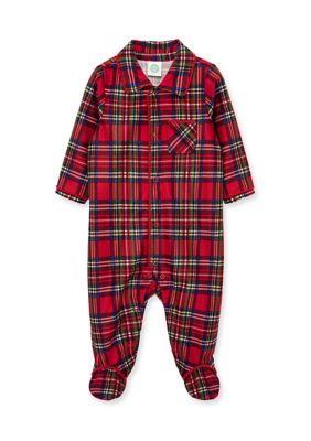 Little Me Baby Boys Plaid Footie Pajama