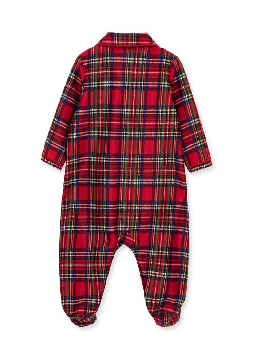 Baby Boys Plaid Footie Pajama 