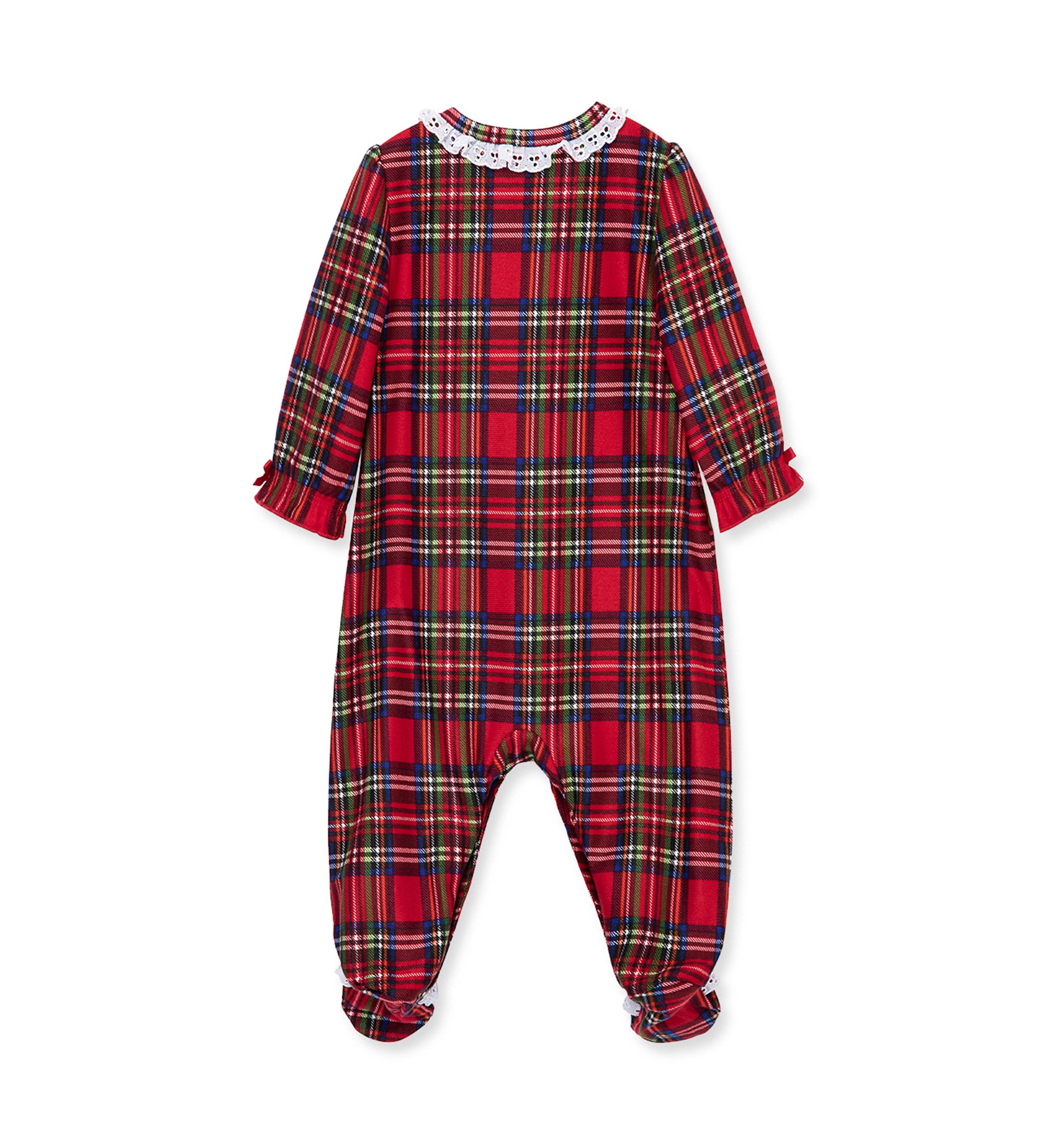 Baby Girls Plaid Footie Pajama
