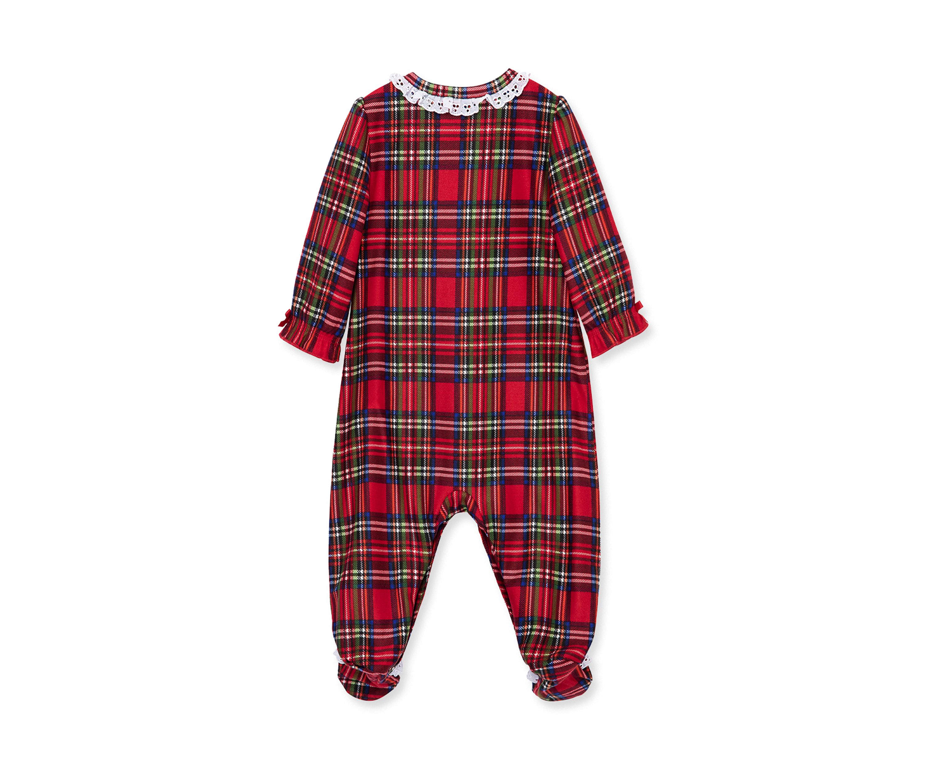 Baby Girls Plaid Footie Pajama