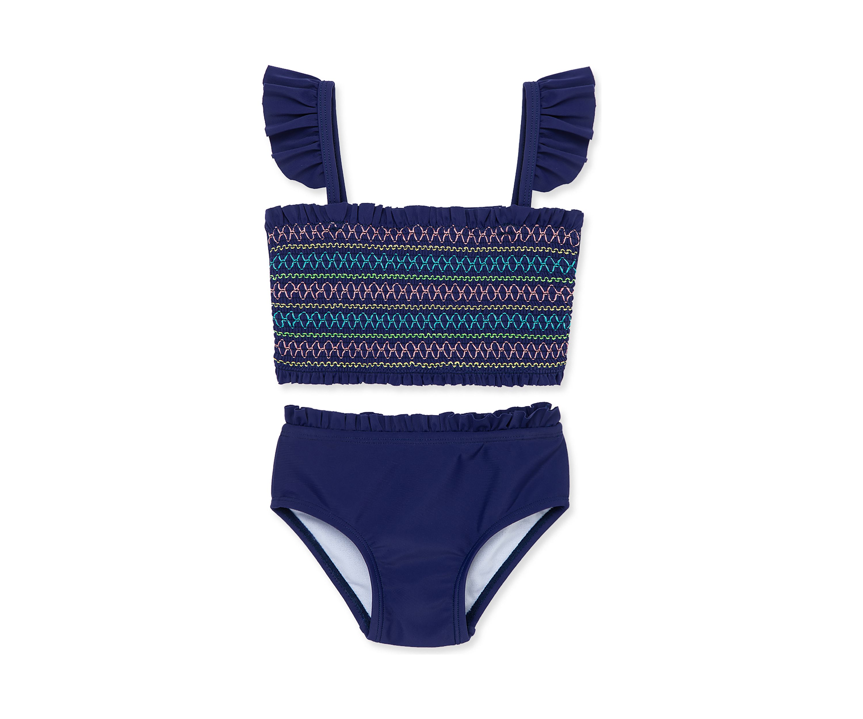 Baby Girls Smocked Two Piece Swimsuit