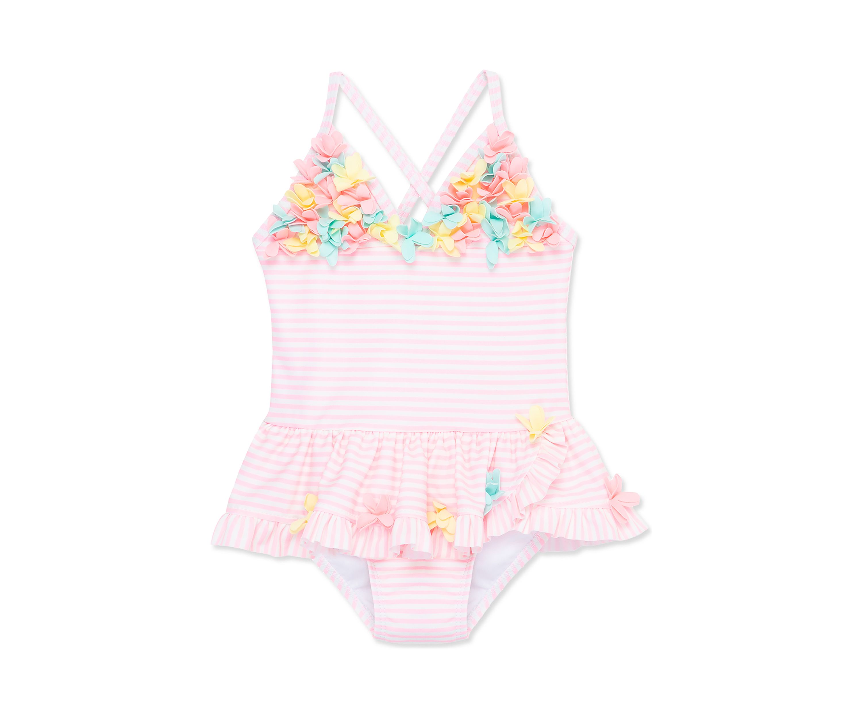Baby Girls 3D Multi Swimsuit