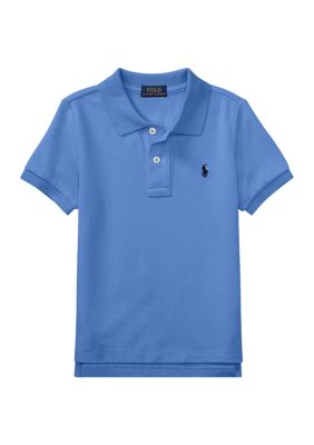 Ralph Lauren Childrenswear Boys 2-7 Cotton Mesh Polo Shirt, Blue