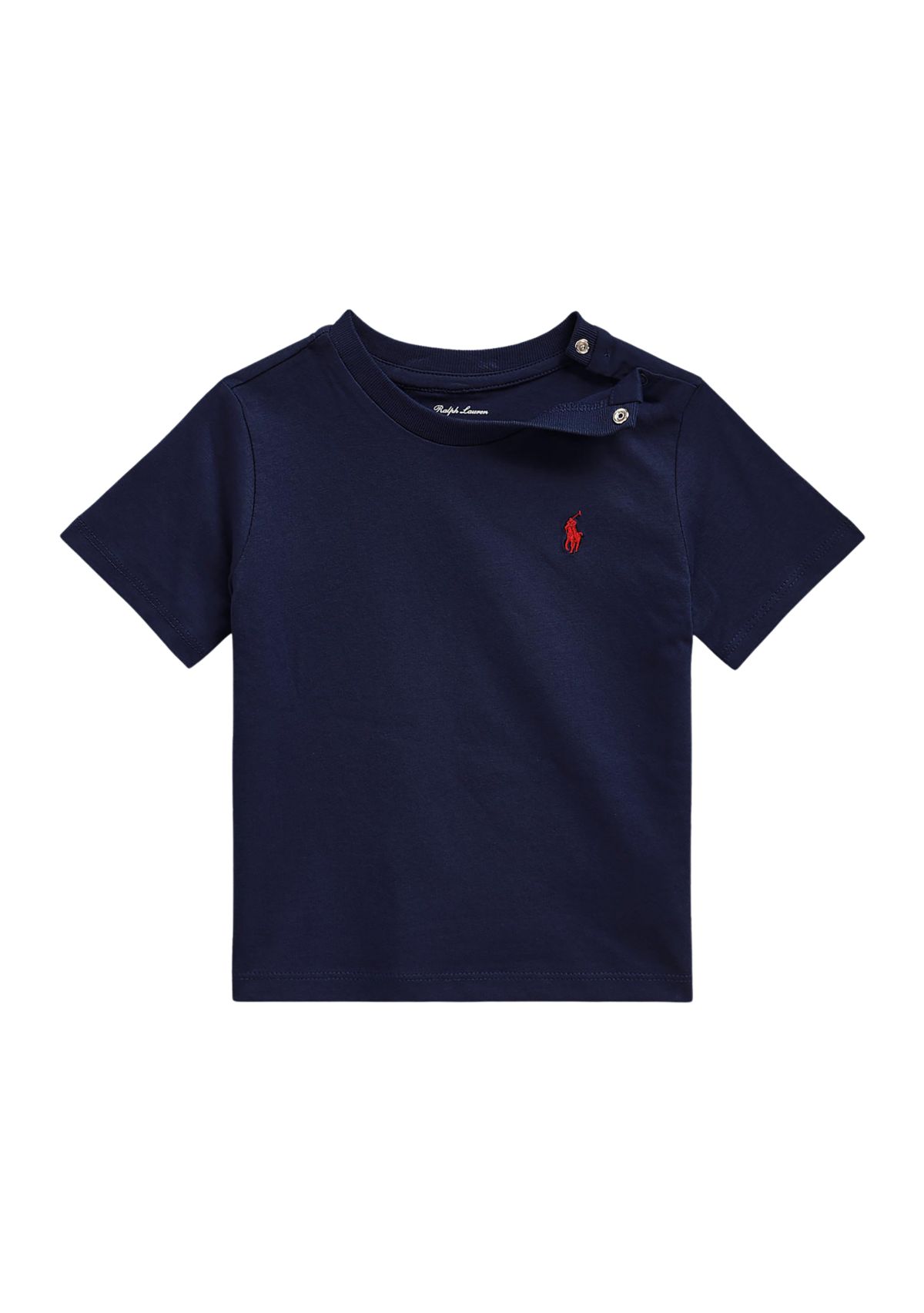 Baby Boys Cotton Jersey Crew Neck T-Shirt