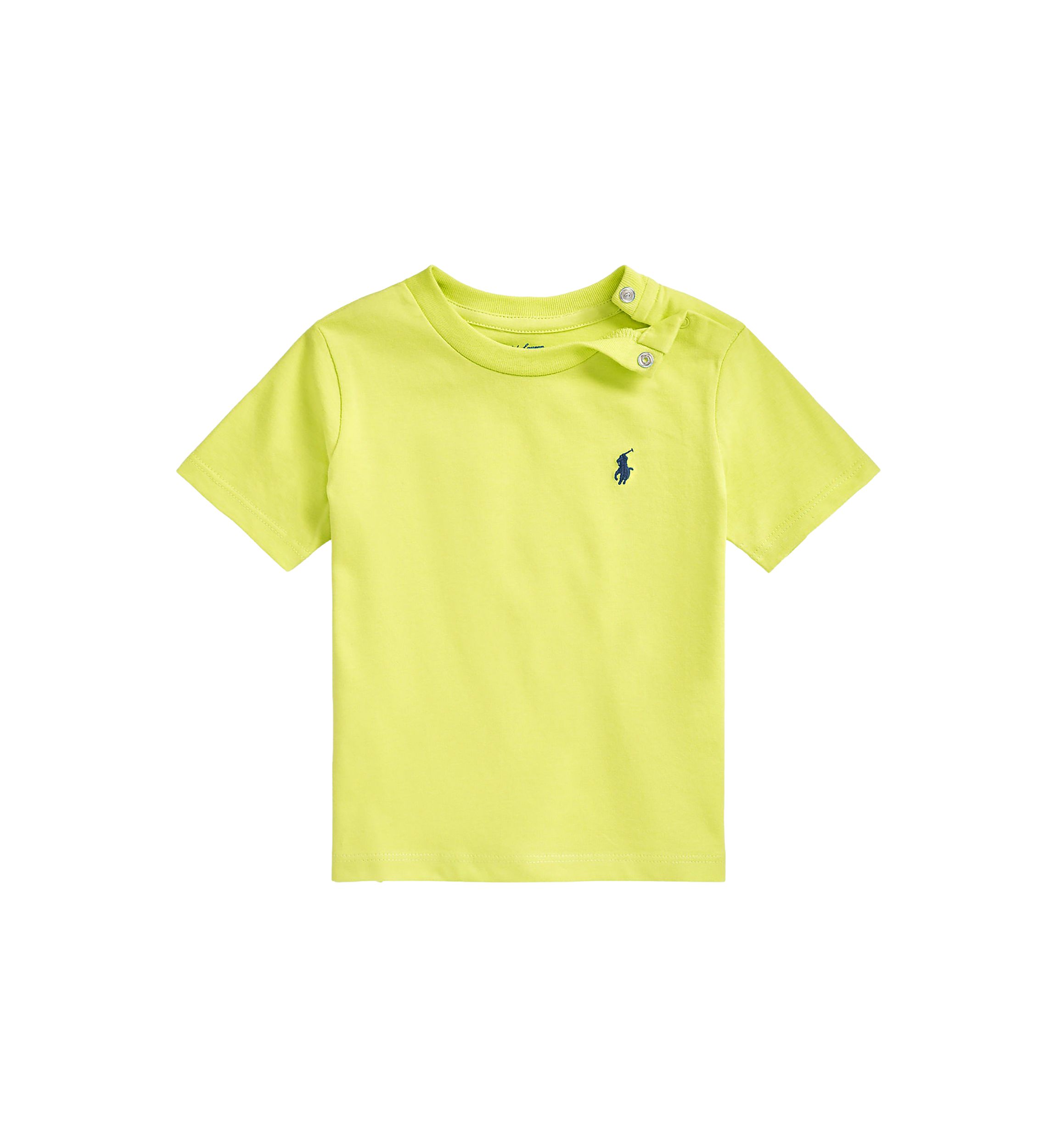 Baby Boys Cotton Jersey Crew Neck T-Shirt