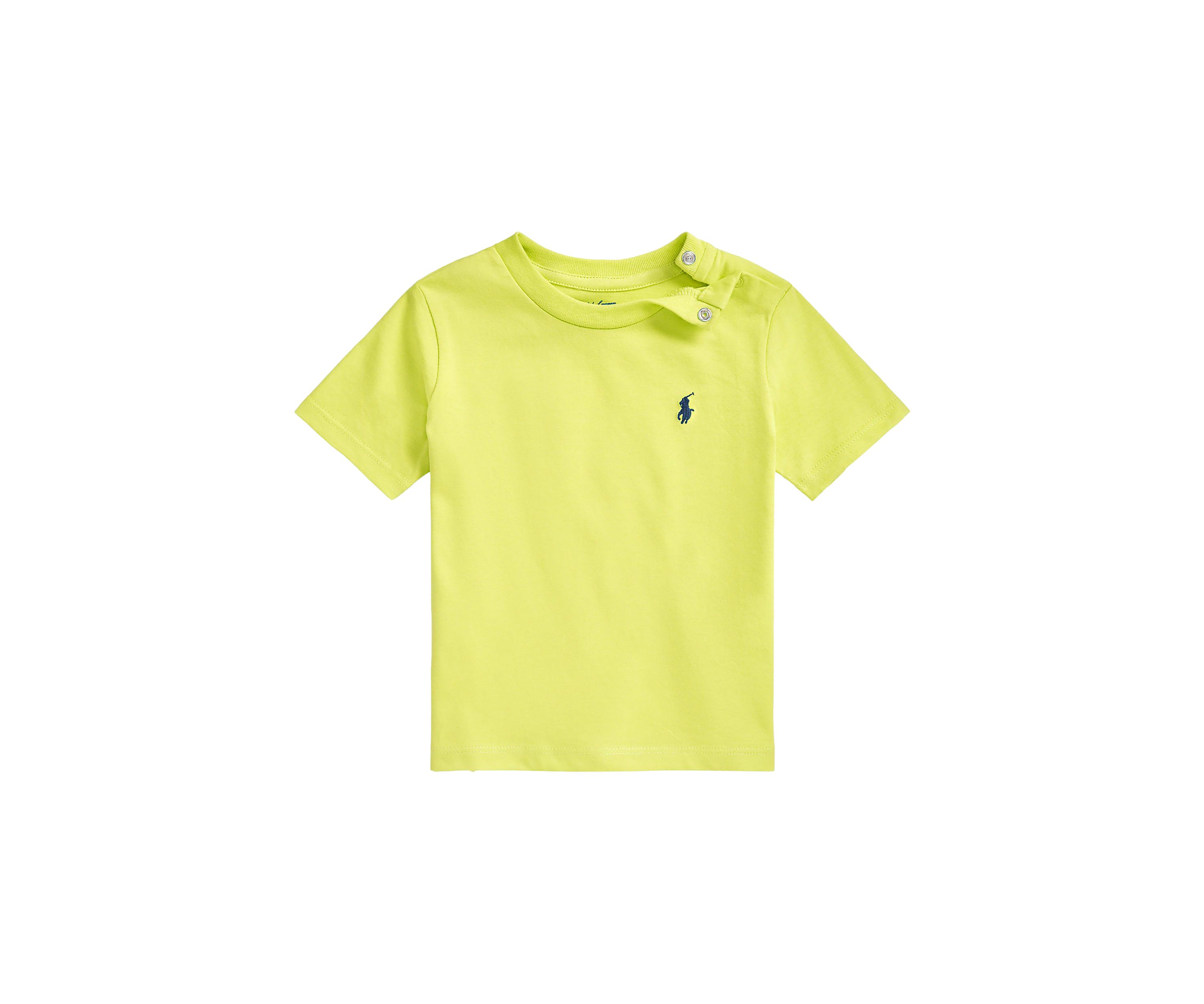 Baby Boys Cotton Jersey Crew Neck T-Shirt