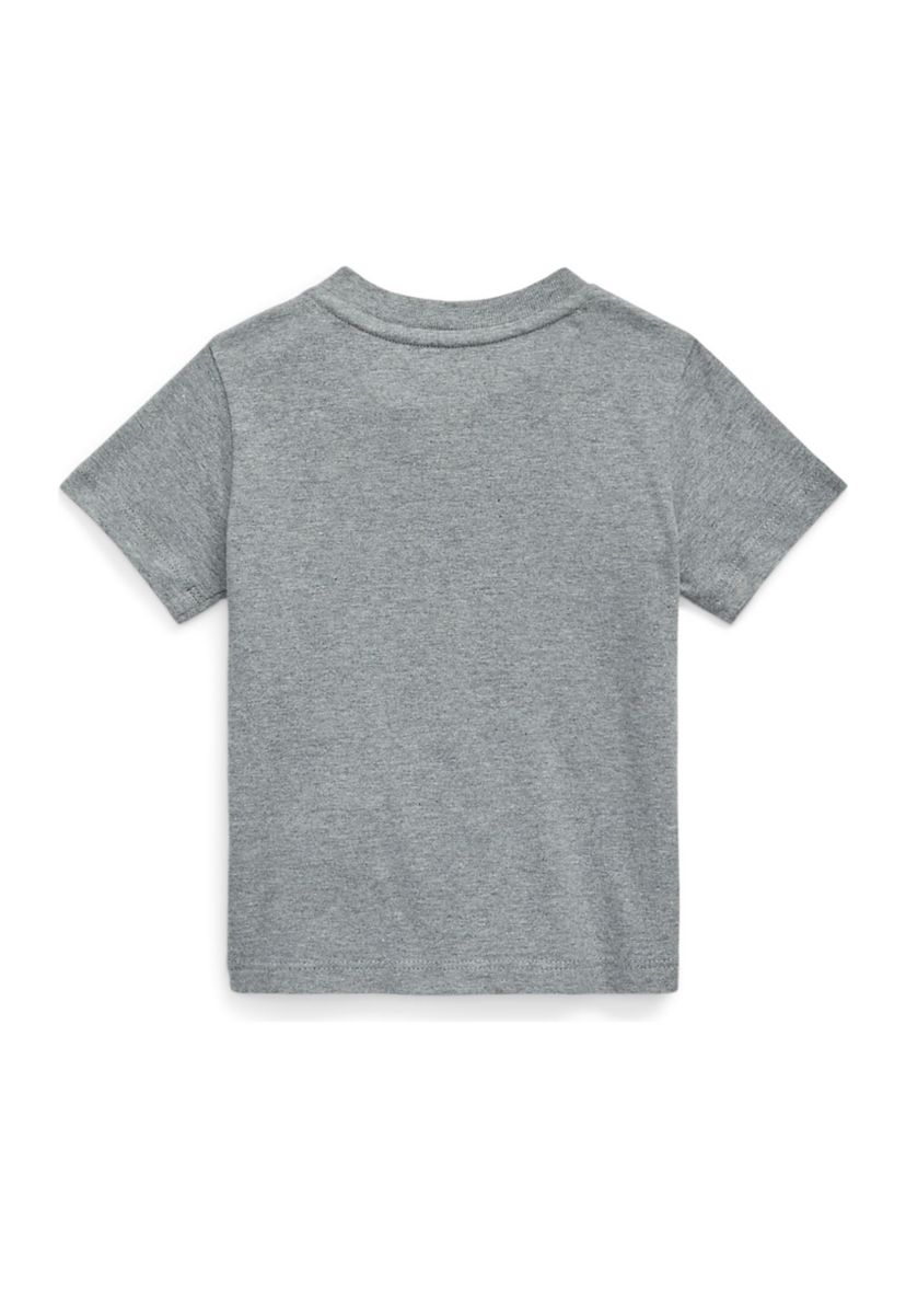 Baby Boys Cotton Jersey Crew Neck T-Shirt