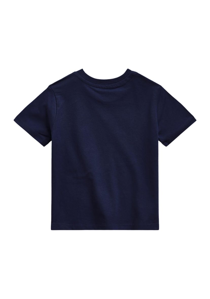 Baby Boys Cotton Jersey Crew Neck T-Shirt
