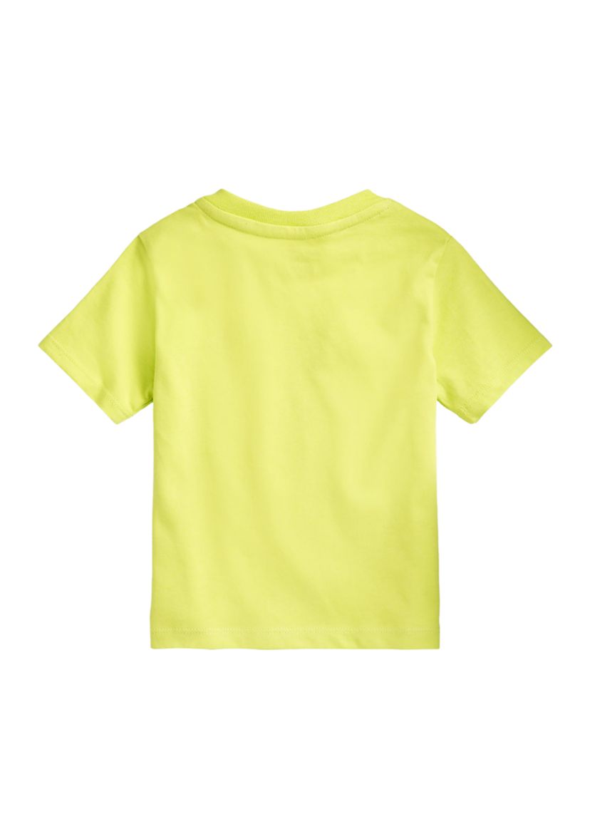 Baby Boys Cotton Jersey Crew Neck T-Shirt