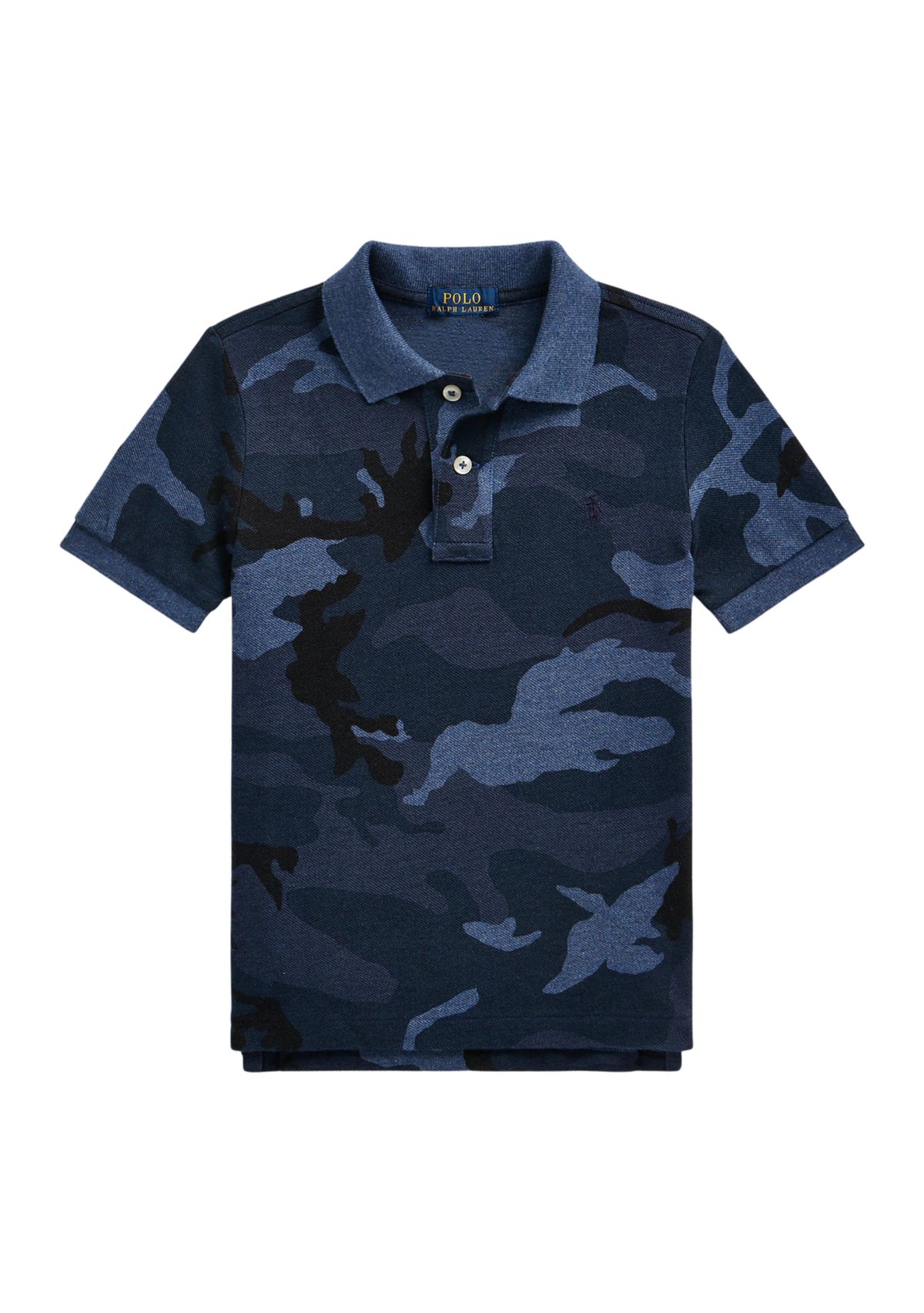 Toddler Boys Camouflage Cotton Mesh Polo Shirt