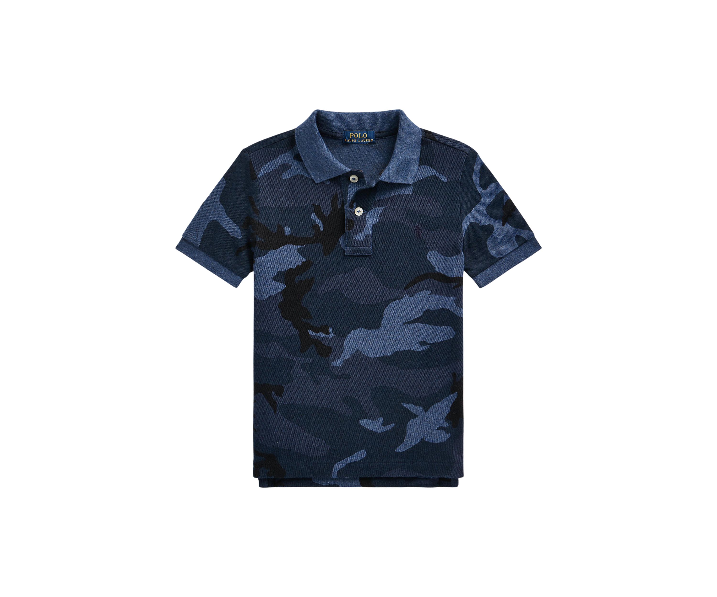 Toddler Boys Camouflage Cotton Mesh Polo Shirt