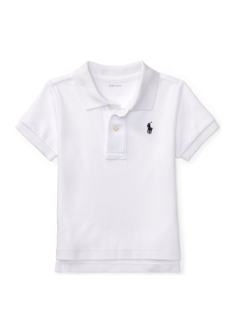 Baby Boys Cotton Interlock Polo Shirt