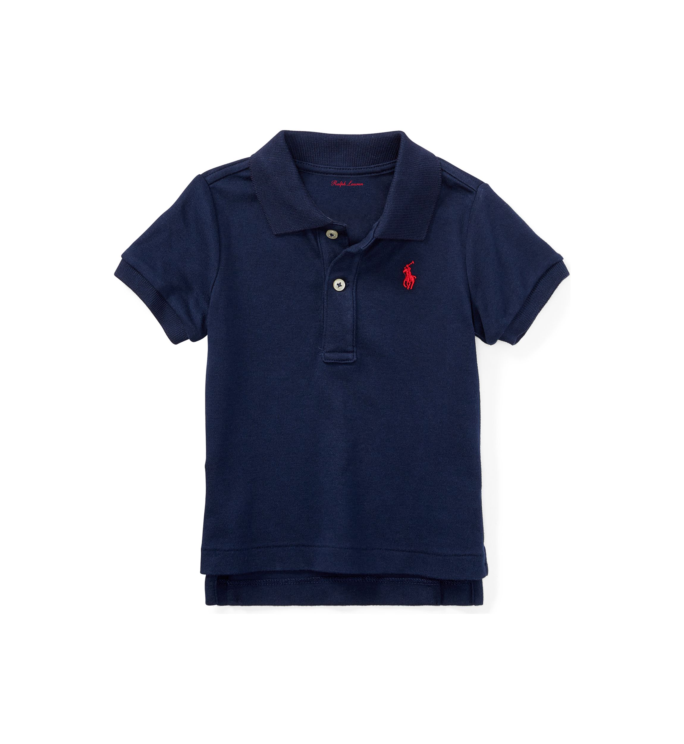 Baby Boys Cotton Interlock Polo Shirt