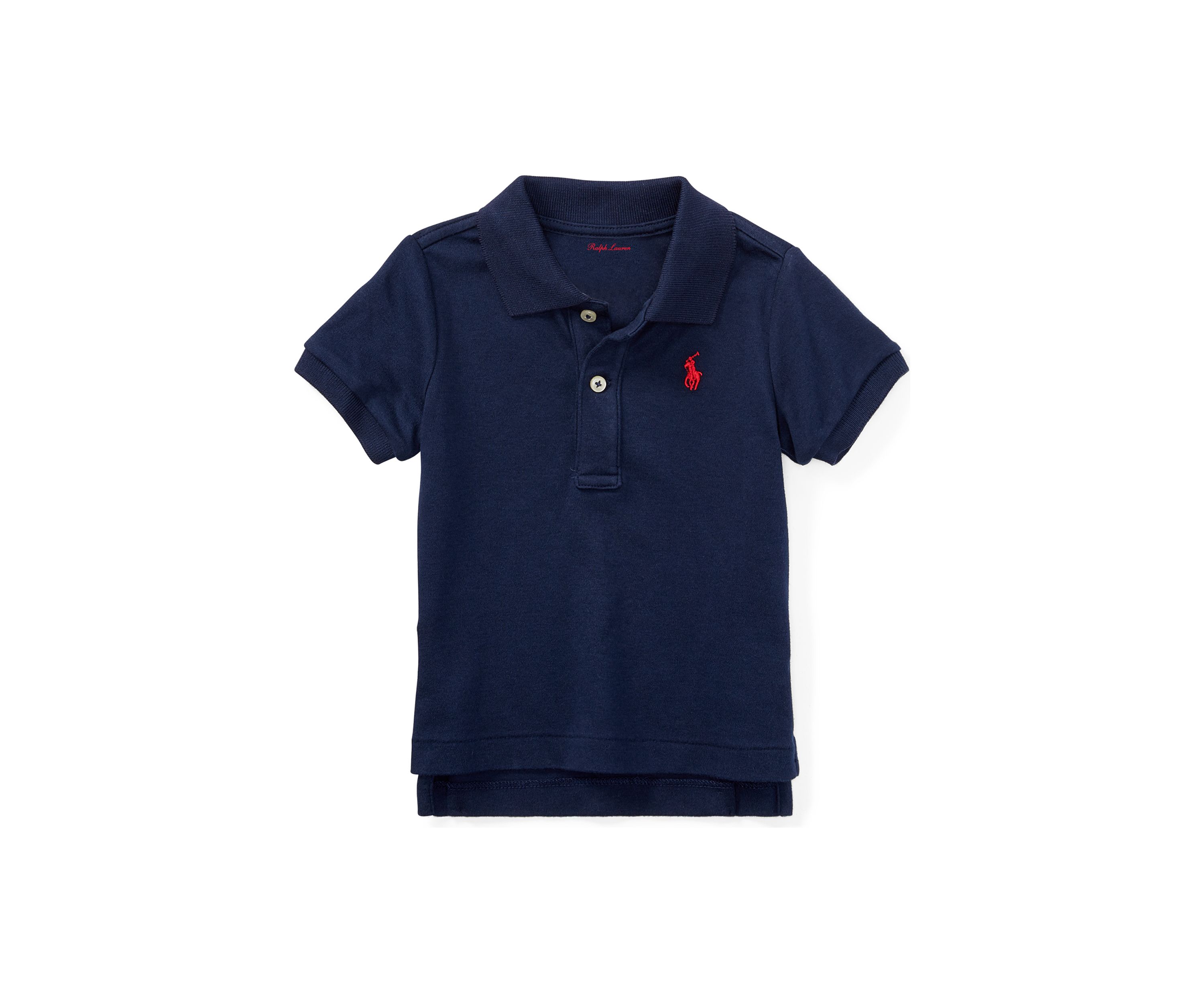 Baby Boys Cotton Interlock Polo Shirt