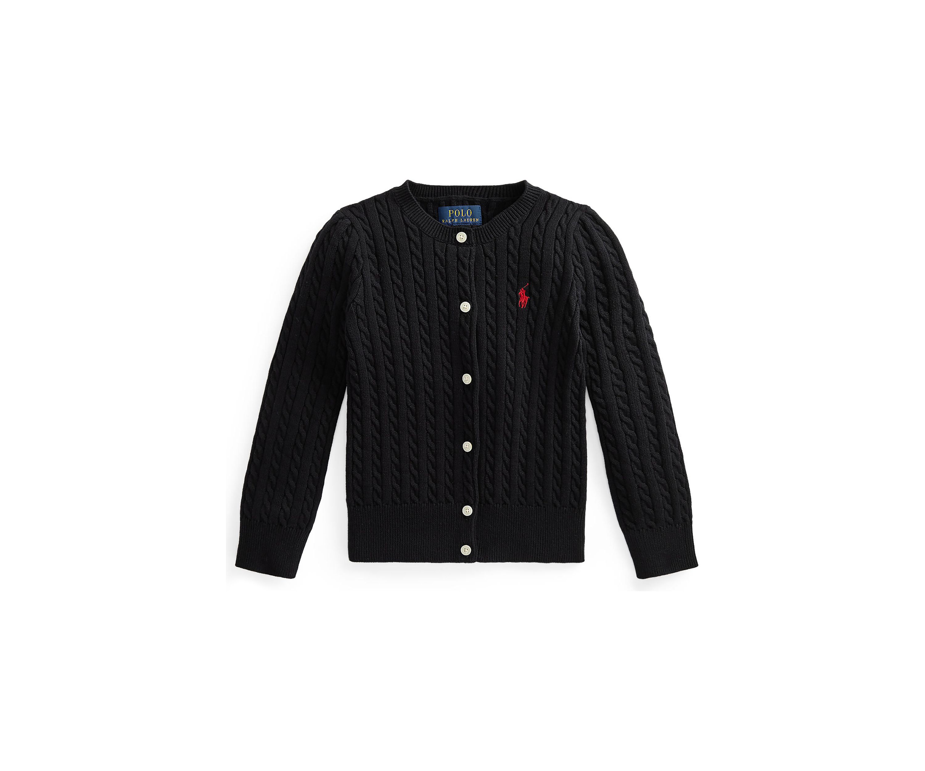 Girls 2-6x Mini Cable Cotton Cardigan