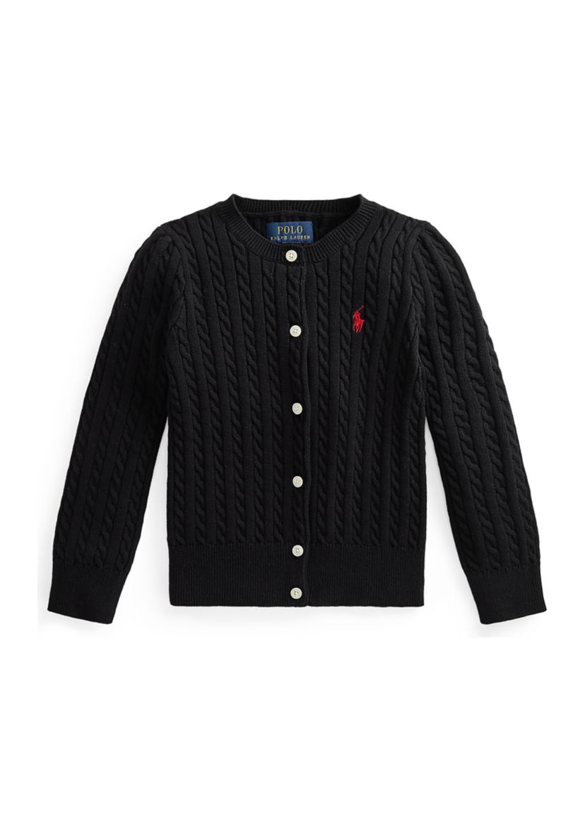 Girls 2-6x Mini Cable Cotton Cardigan