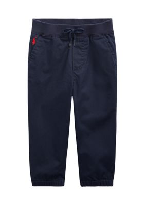 Ralph Lauren Childrenswear Baby Boys Cotton Twill Jogger Pants