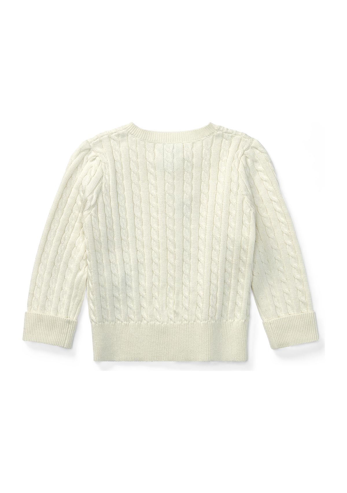 Baby Girls Cable Knit Cotton Cardigan
