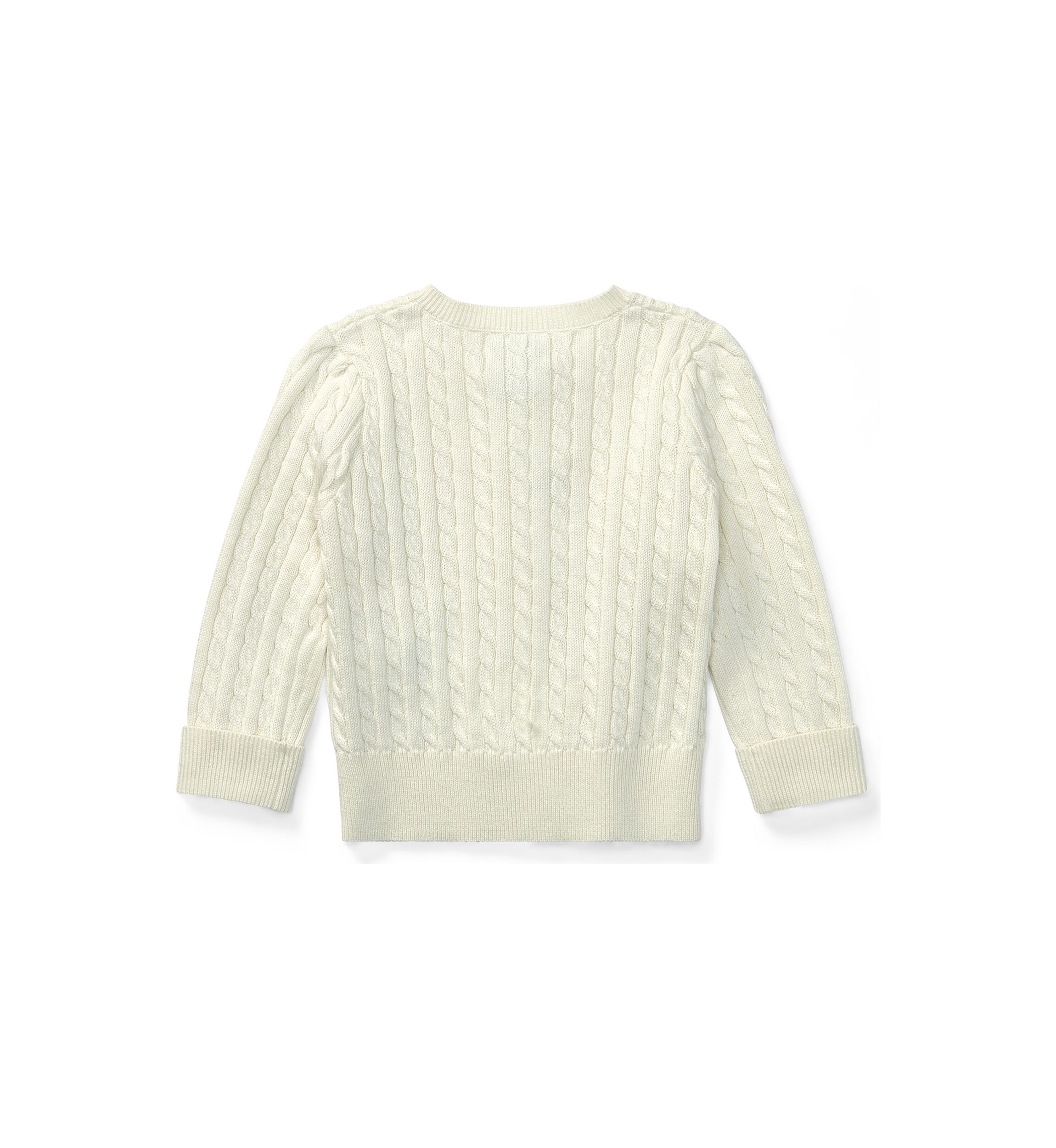 Baby Girls Cable Knit Cotton Cardigan