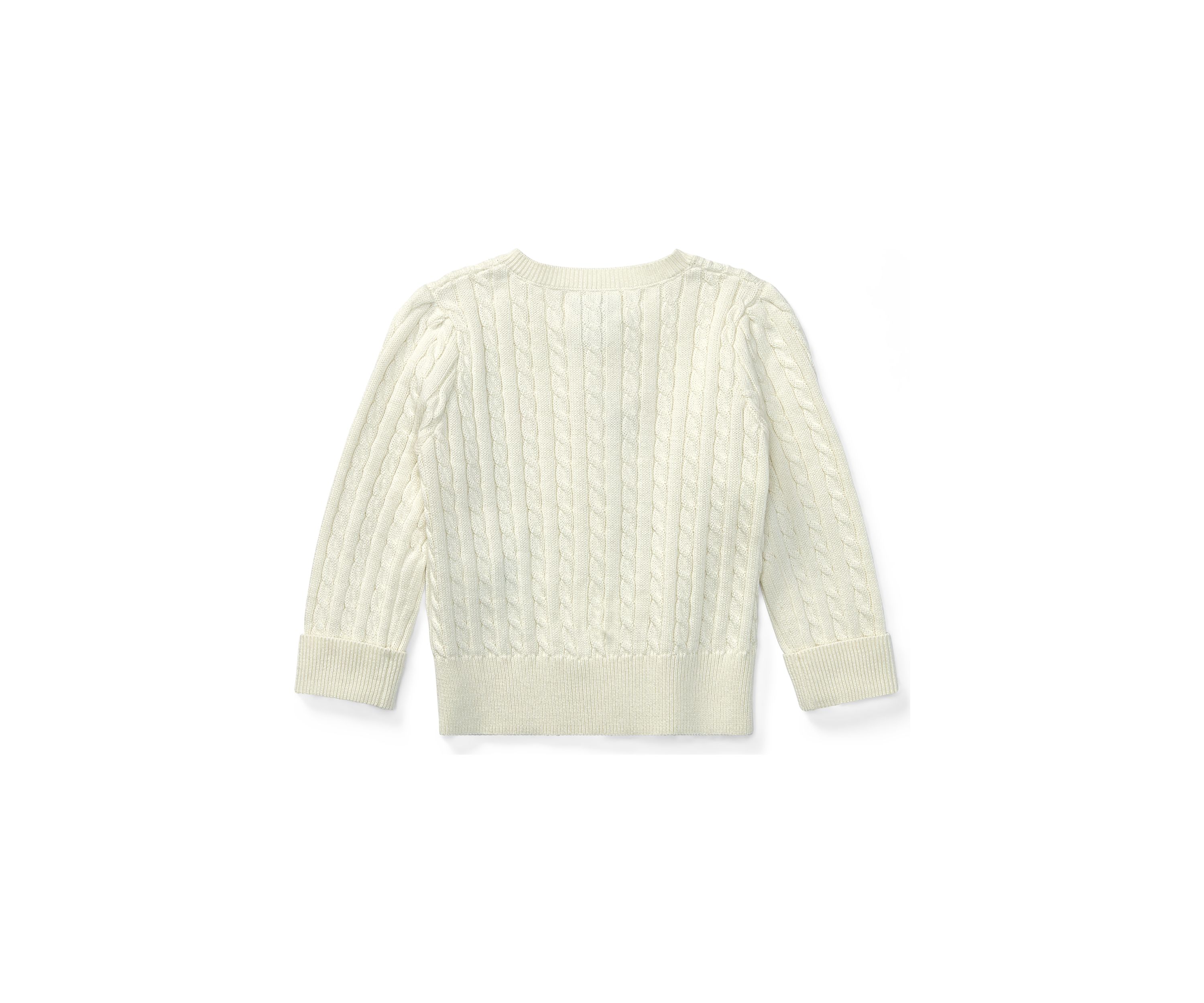 Baby Girls Cable Knit Cotton Cardigan