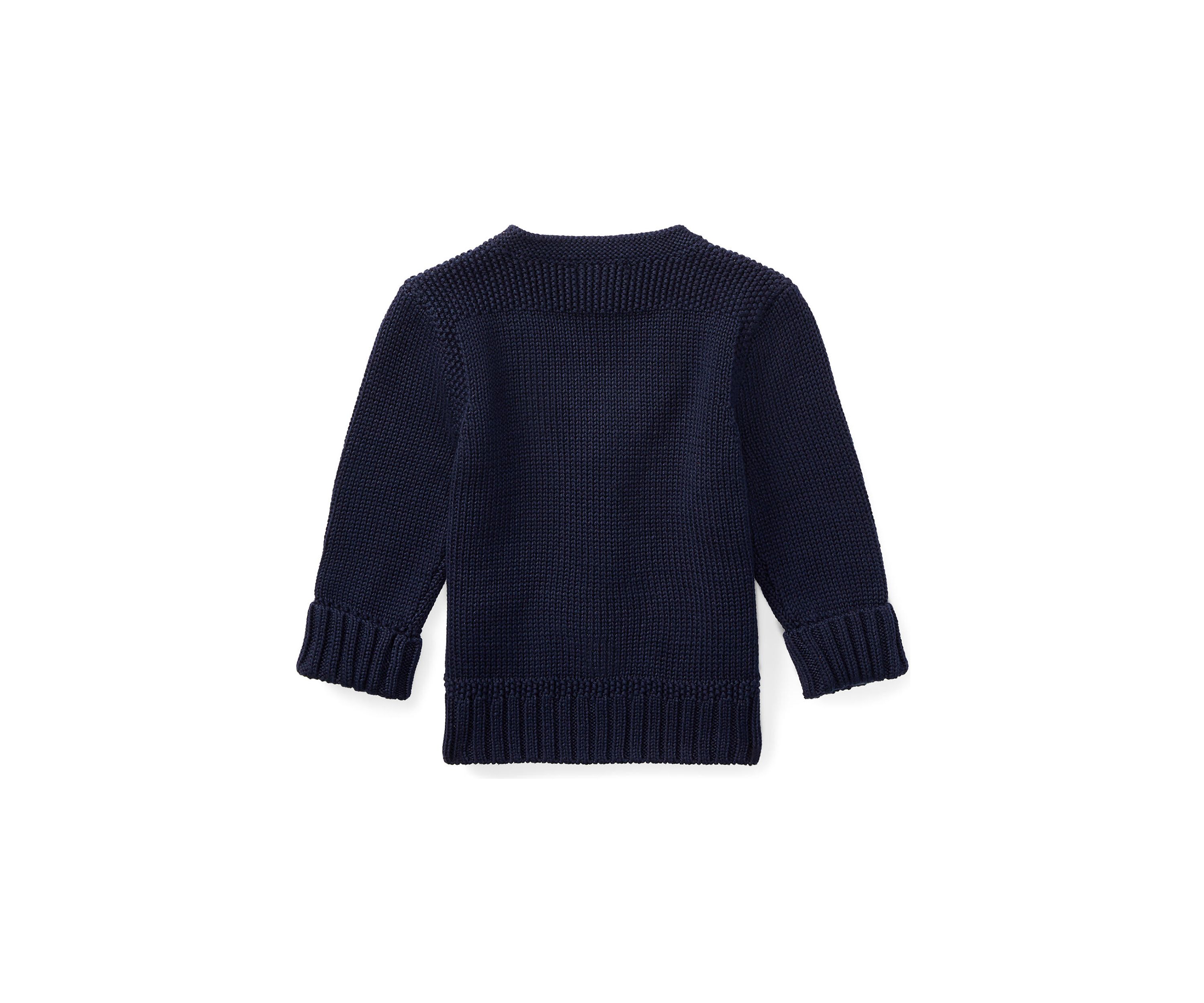 Baby Boys Cotton V-Neck Cardigan