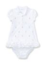 Baby Girls Ruffled Polo Dress & Bloomer
