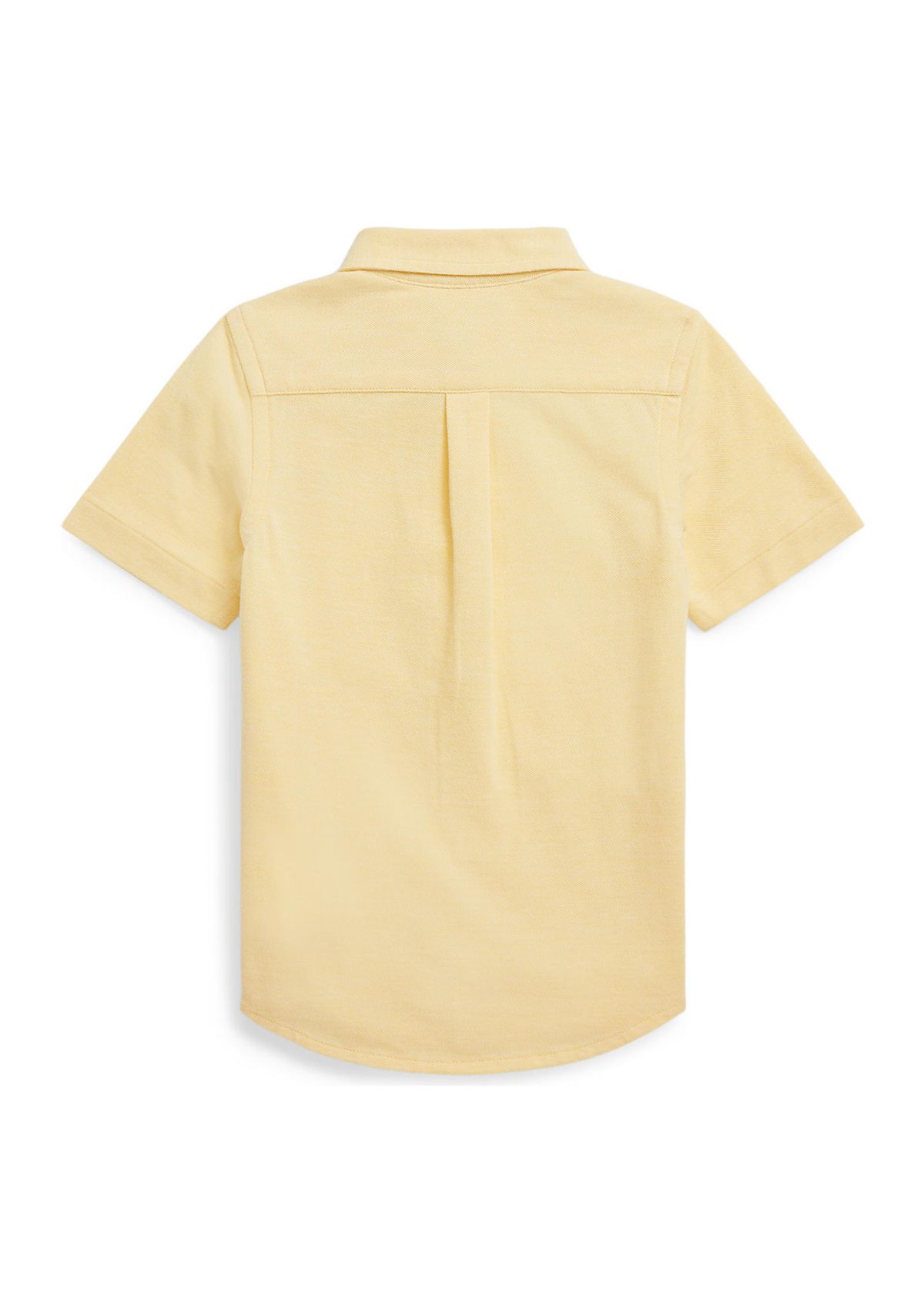 Toddler Boys Knit Oxford Short Sleeve Shirt