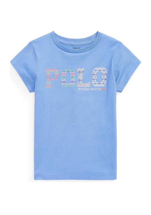 Ralph Lauren Childrenswear Toddler Girls Logo Cotton Jersey