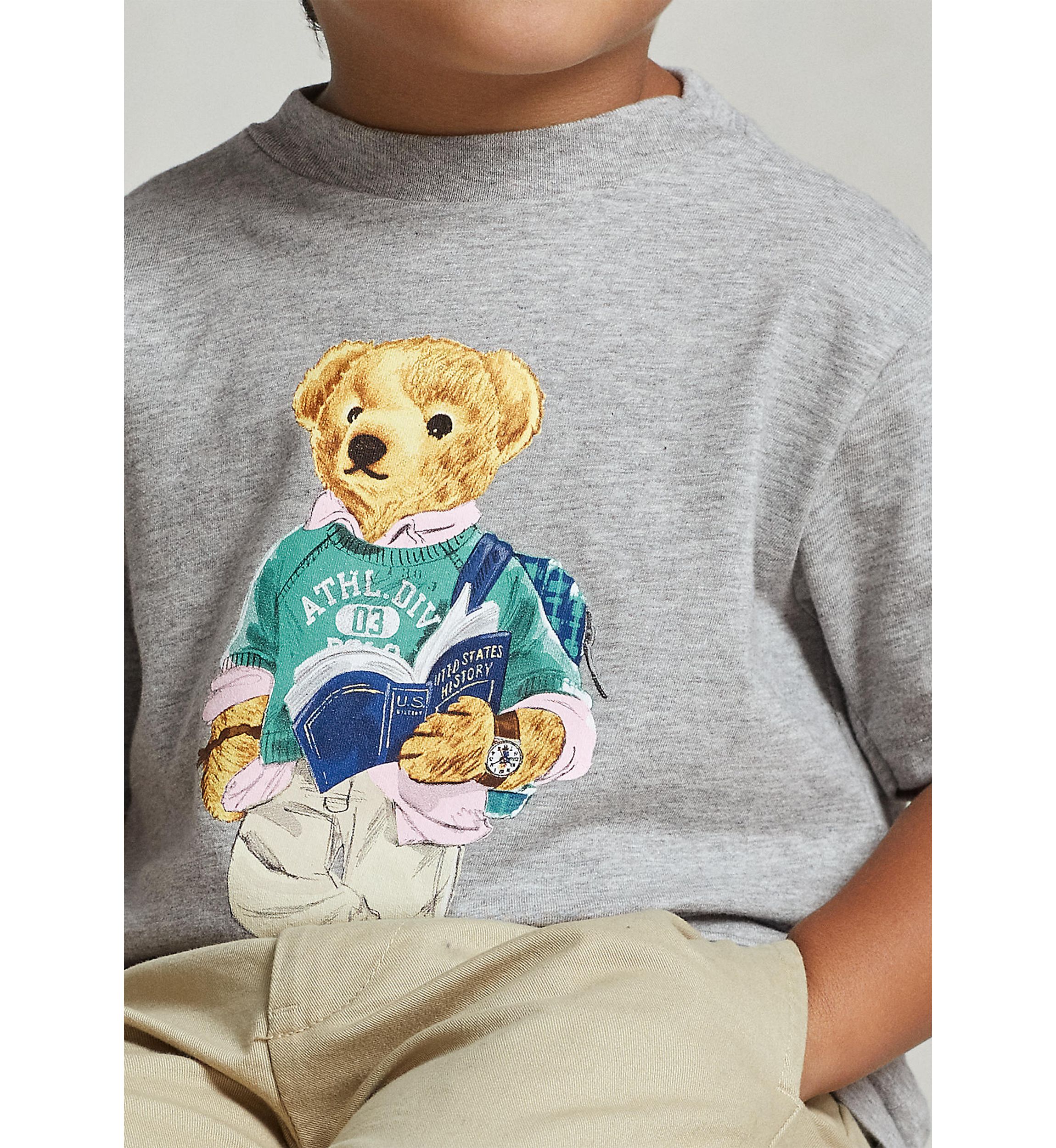 Toddler Boys Polo Bear Cotton Jersey Graphic T-Shirt