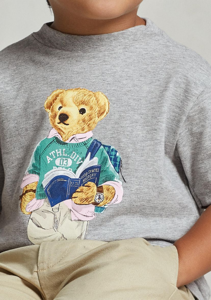 Toddler Boys Polo Bear Cotton Jersey Graphic T-Shirt