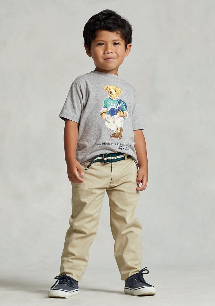 Toddler Boys Polo Bear Cotton Jersey Graphic T-Shirt