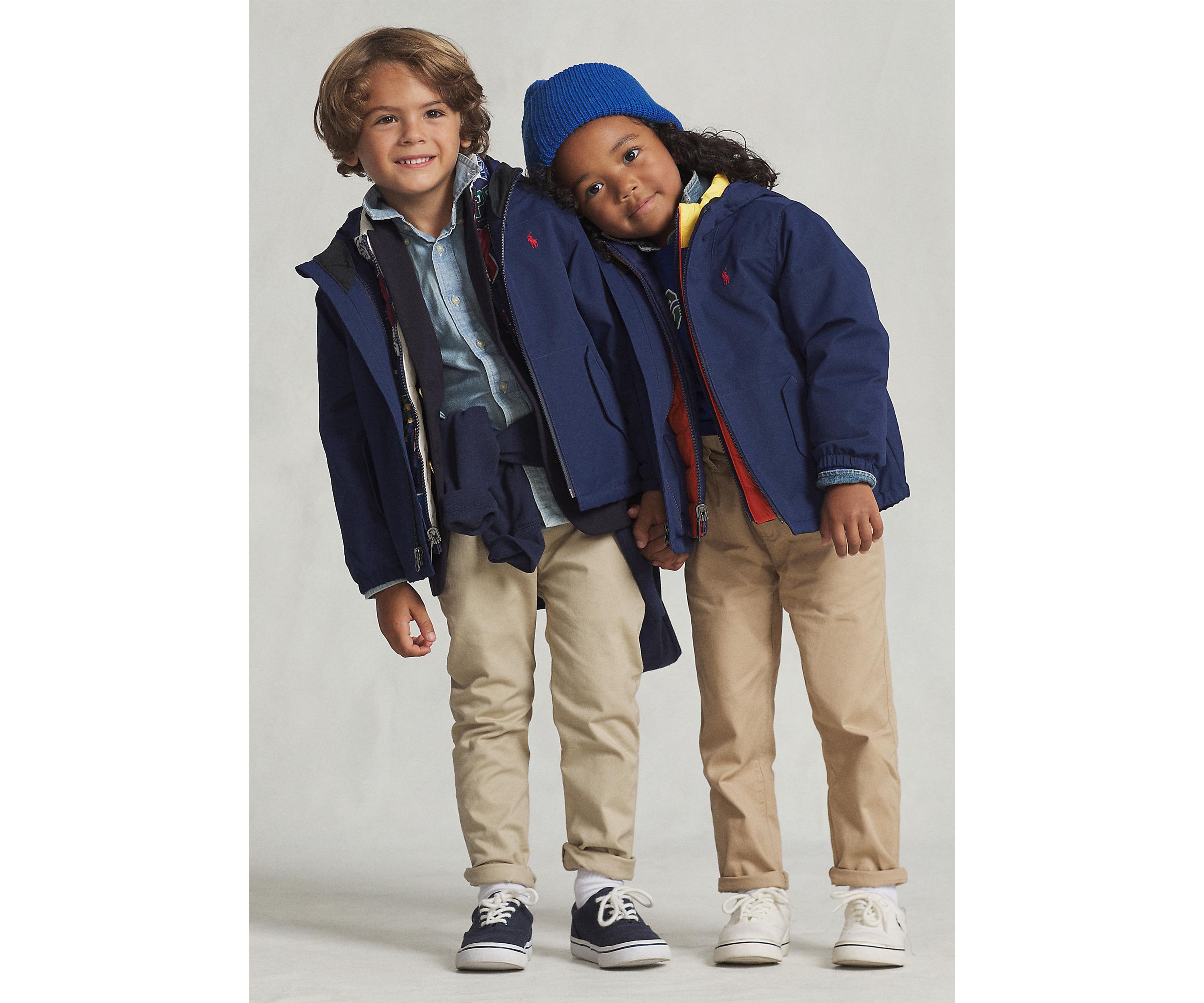 Toddler Boys/Toddler Girls P-Layer 1 Water-Repellent Hooded Jacket
