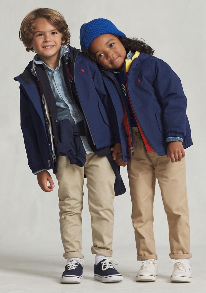 Toddler Boys/Toddler Girls P-Layer 1 Water-Repellent Hooded Jacket
