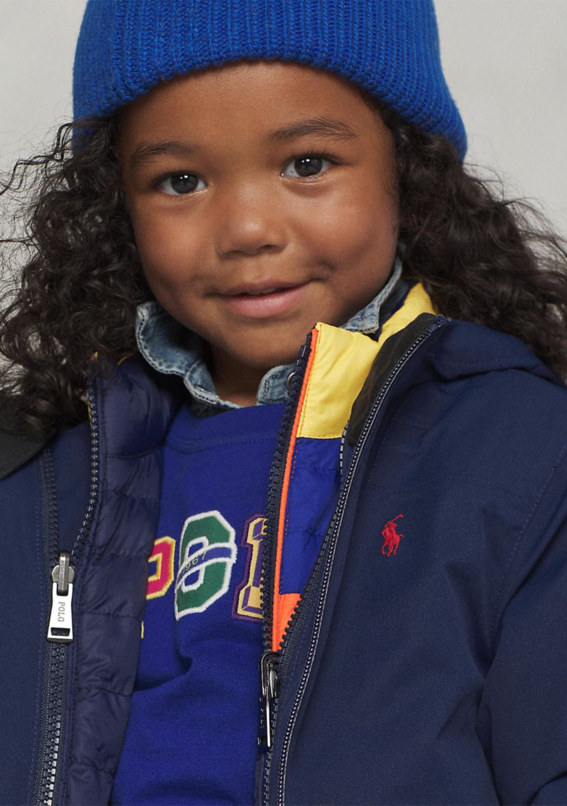 Toddler Boys/Toddler Girls P-Layer 1 Water-Repellent Hooded Jacket
