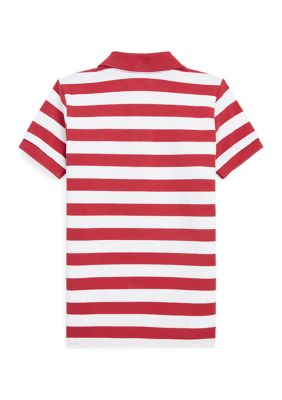 Gespierd Afwijken dans Ralph Lauren Childrenswear Toddler Boys Striped Cotton Mesh Polo Shirt |  belk