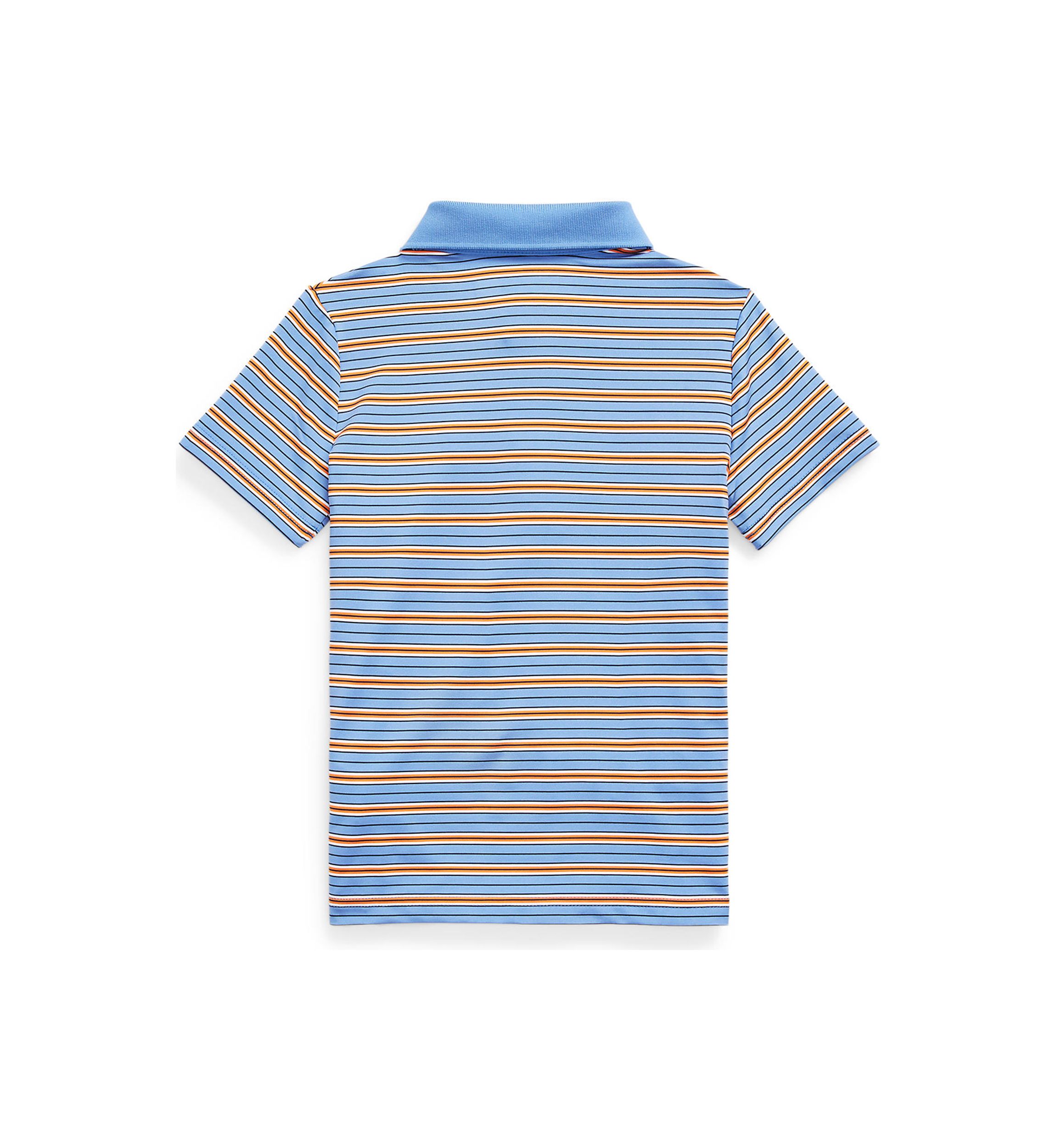 Toddler Boys Striped Performance Jersey Polo Shirt