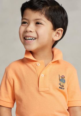 Aumentar demandante Depresión Ralph Lauren Childrenswear Toddler Boys Polo Bear Cotton Mesh Polo Shirt |  belk