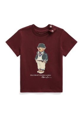 Ralph Lauren Childrenswear Baby Boys Polo Bear Cotton Jersey T-Shirt