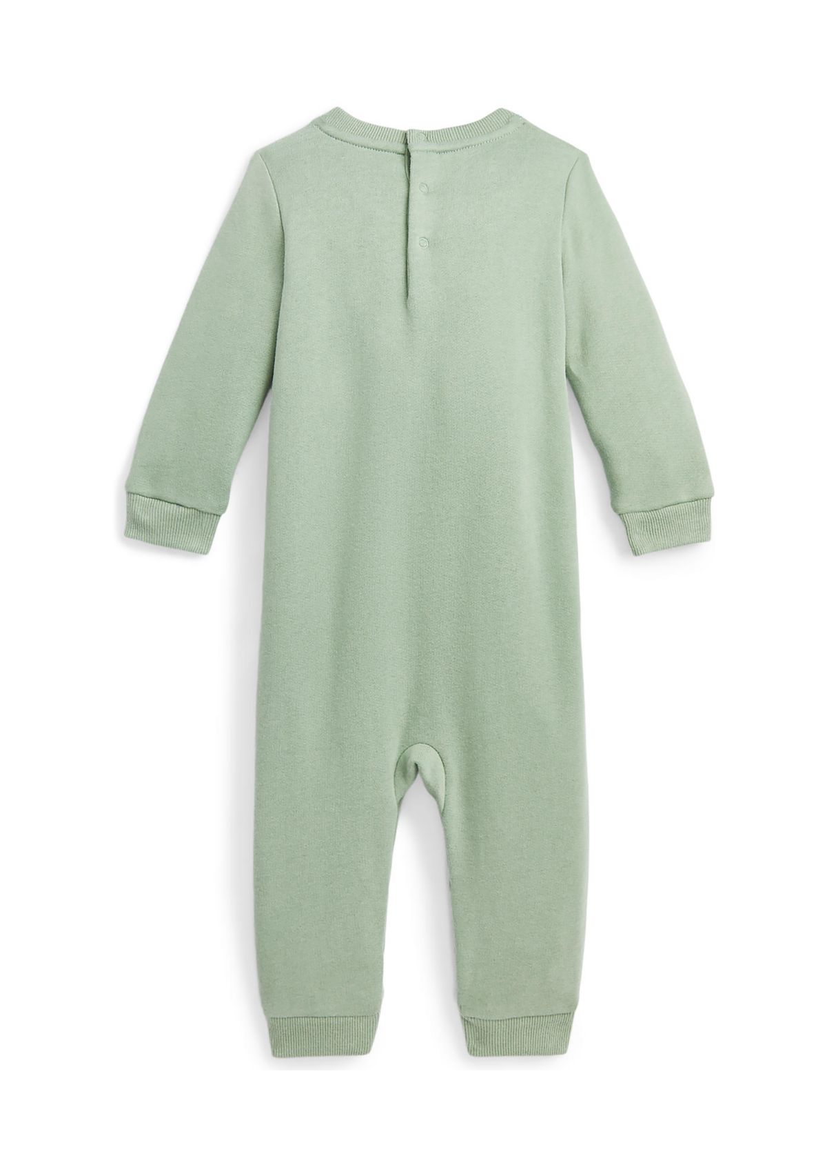 Baby Boys Polo Bear Fleece Coverall