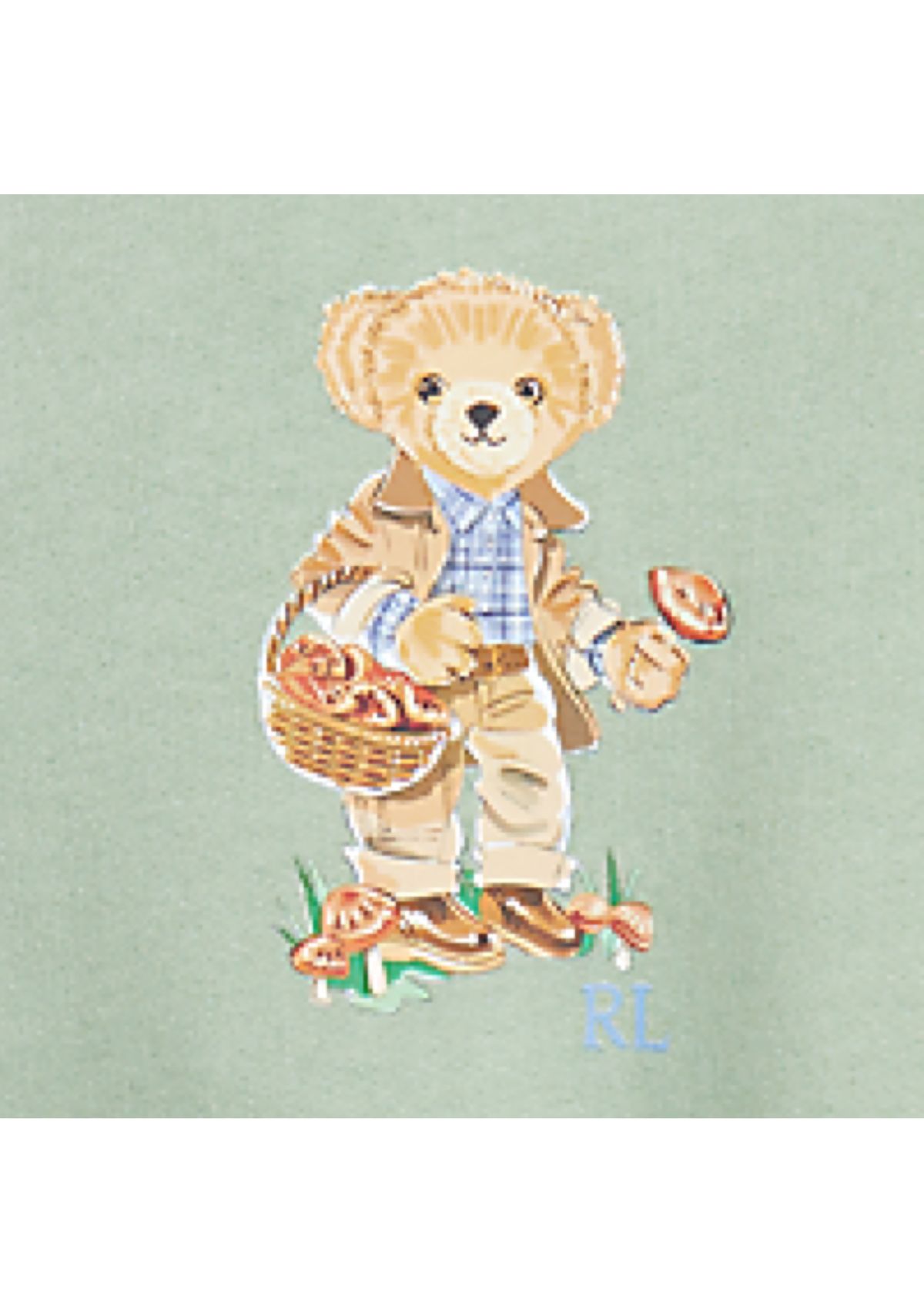 Baby Boys Polo Bear Fleece Coverall