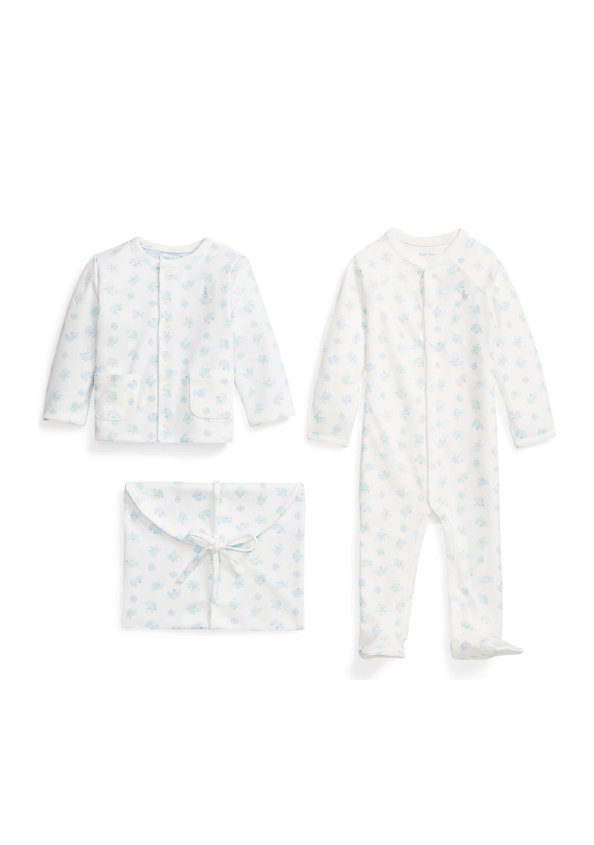 Baby Boys Organic Cotton 3 Piece Gift Set