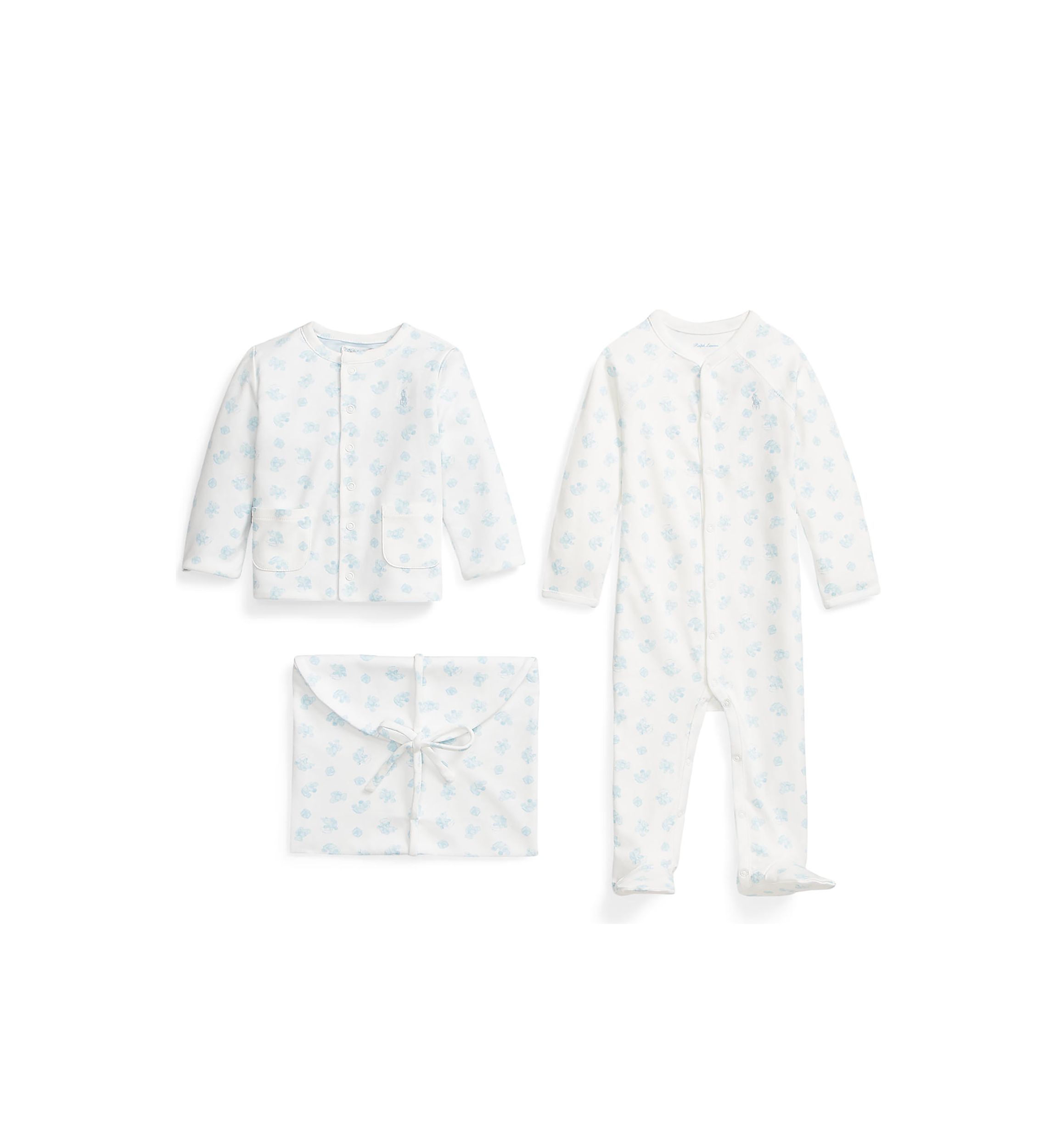 Baby Boys Organic Cotton 3 Piece Gift Set